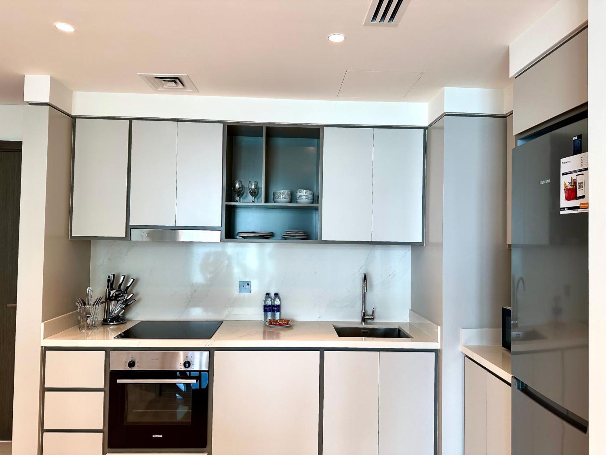 두바이 Lux Bnb I Sun Rise Bay I Palm & Sea View 아파트 외부 사진