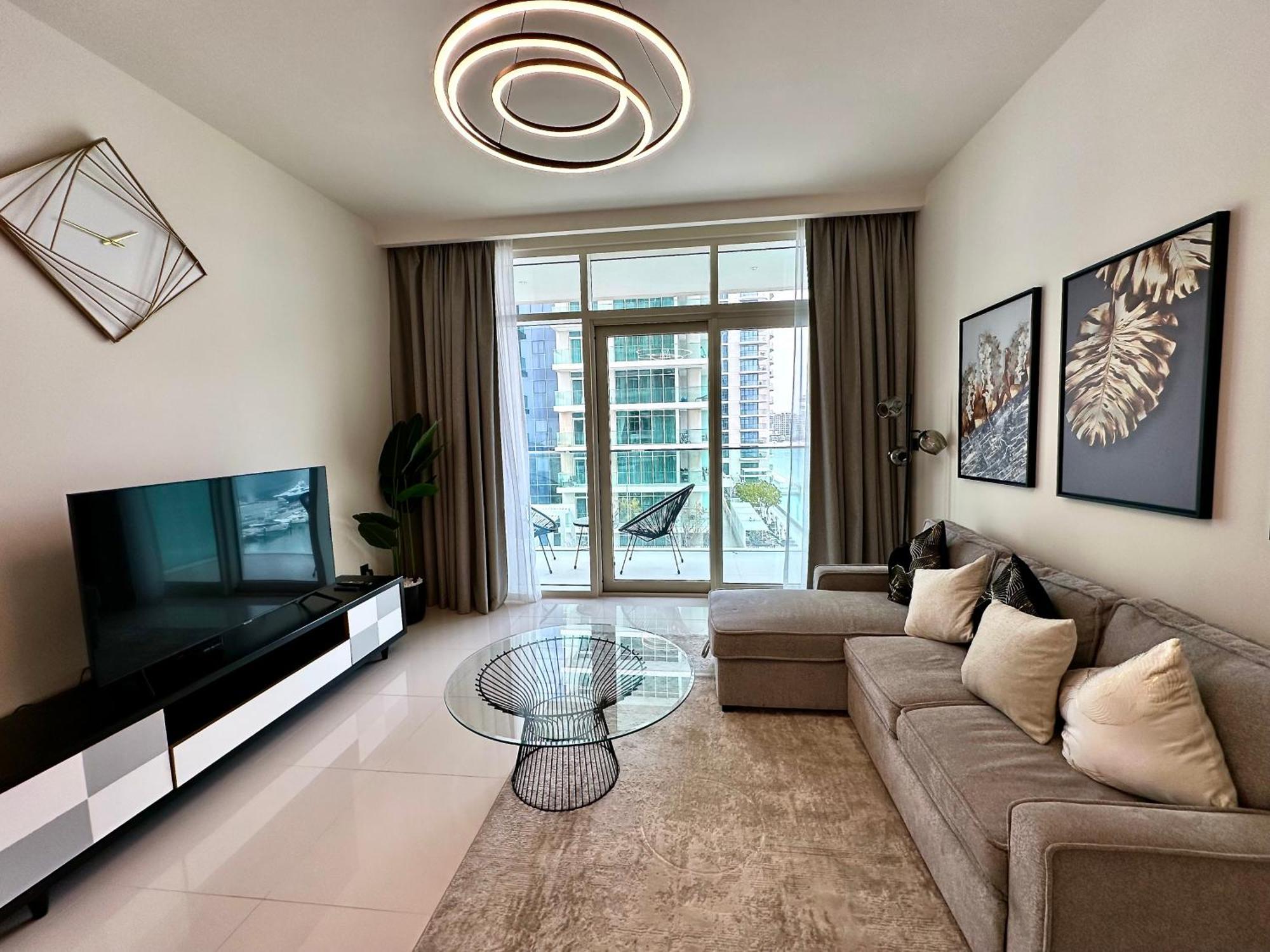 두바이 Lux Bnb I Sun Rise Bay I Palm & Sea View 아파트 외부 사진