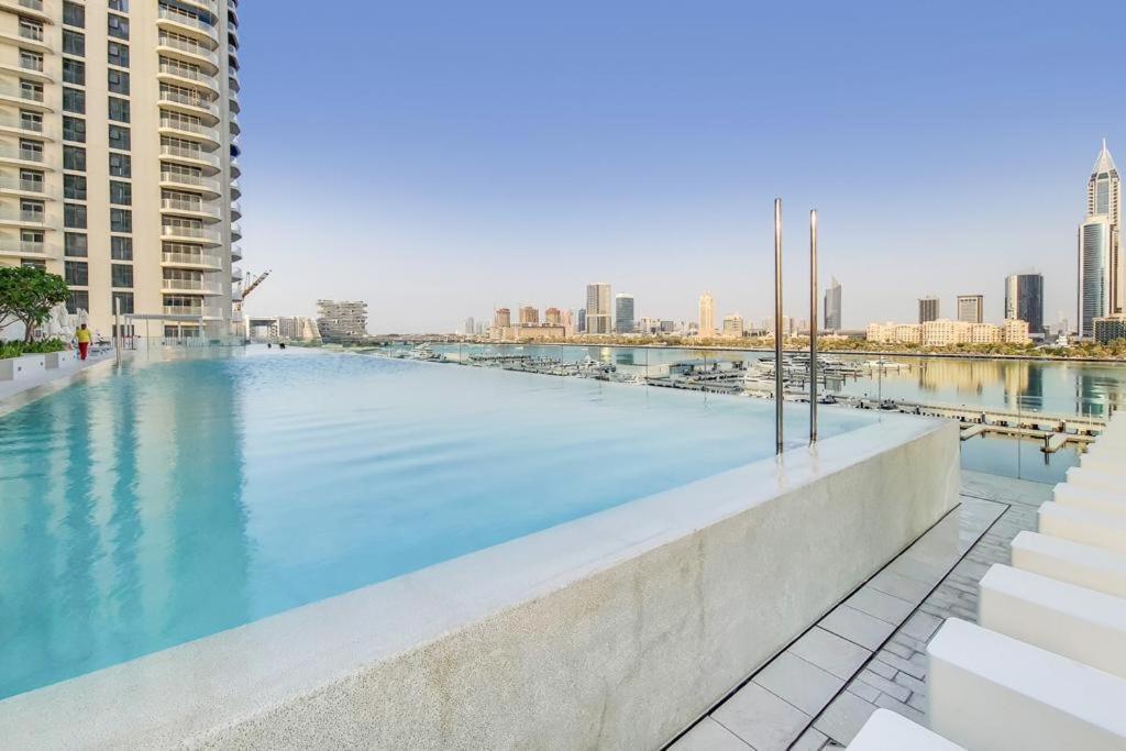 두바이 Lux Bnb I Sun Rise Bay I Palm & Sea View 아파트 외부 사진