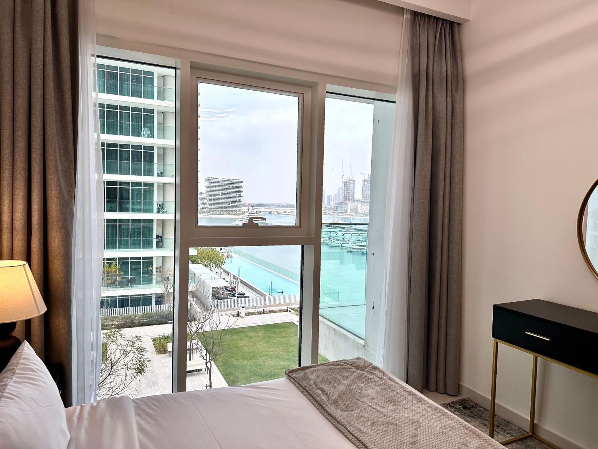 두바이 Lux Bnb I Sun Rise Bay I Palm & Sea View 아파트 외부 사진