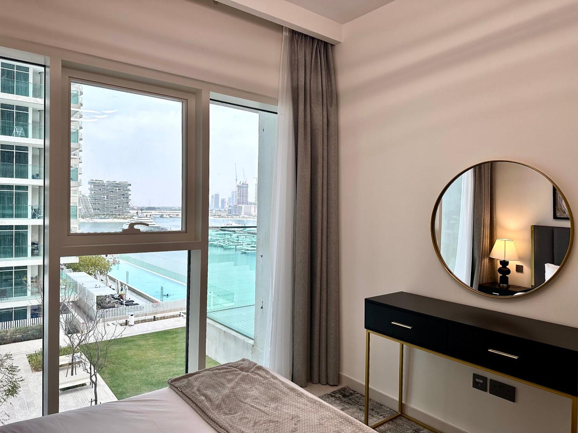 두바이 Lux Bnb I Sun Rise Bay I Palm & Sea View 아파트 외부 사진